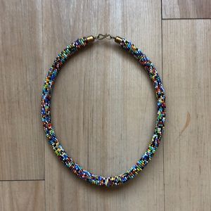 Beaded African necklace